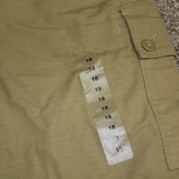 Polo Ralph Lauren Khaki Tan Cargo Shorts Chino Youth Boys Size 18 NWT - Picture 7 of 8